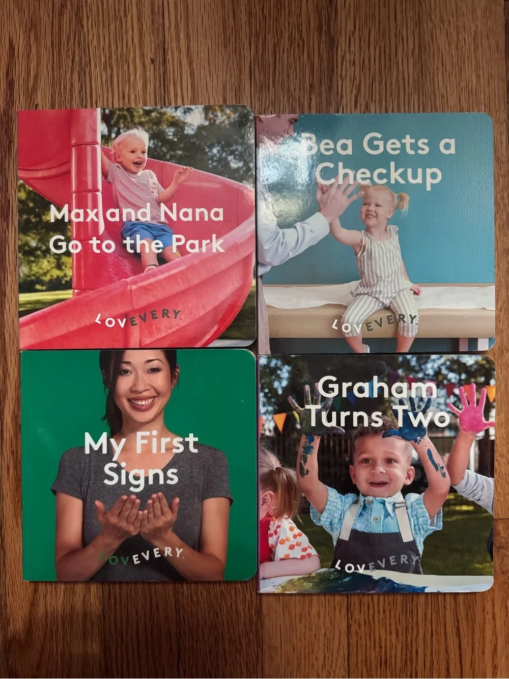 Lovevery Kids Board Book Set - Colorful Early Learning Collection